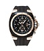 Mpariz Luxe Herenhorloge Rosé  Siliconen Band - Gratis Armband bij elke bestelling (twv €29,95)