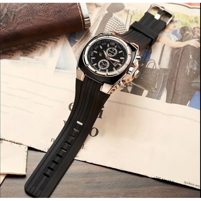 Mpariz Dominus – herenhorloge met rubber band en sportief design