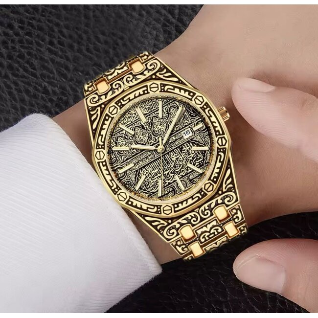 Mpariz Arcadia – herenhorloge met stalen band en gedetailleerd design