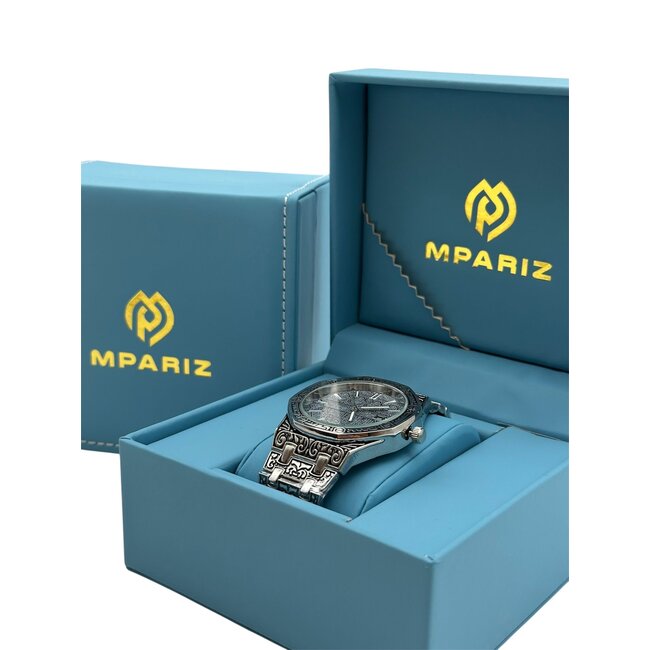 Mpariz Luxe Herenhorloge Zilver