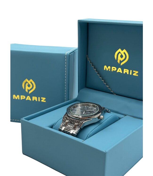 Mpariz Luxe Herenhorloge Zilver