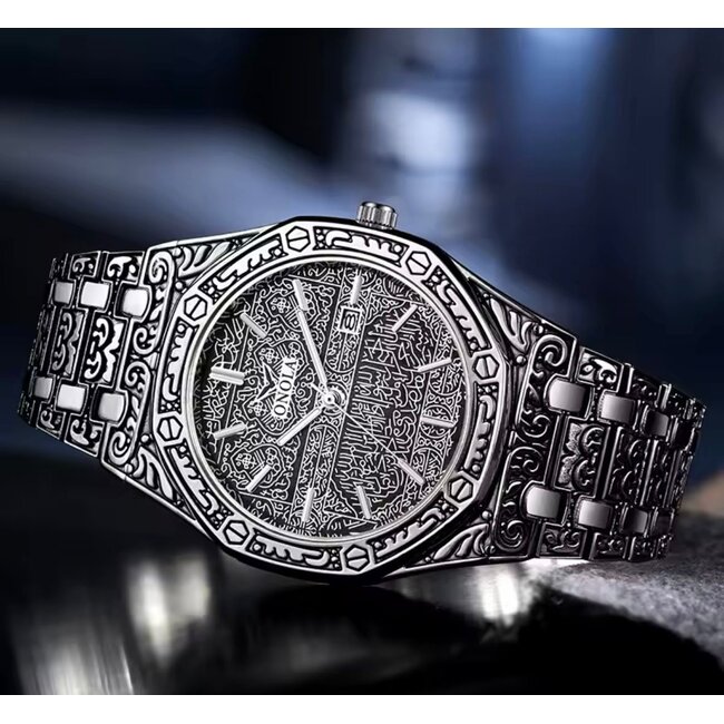 Mpariz Arcadia – herenhorloge met stalen band en gedetailleerd design
