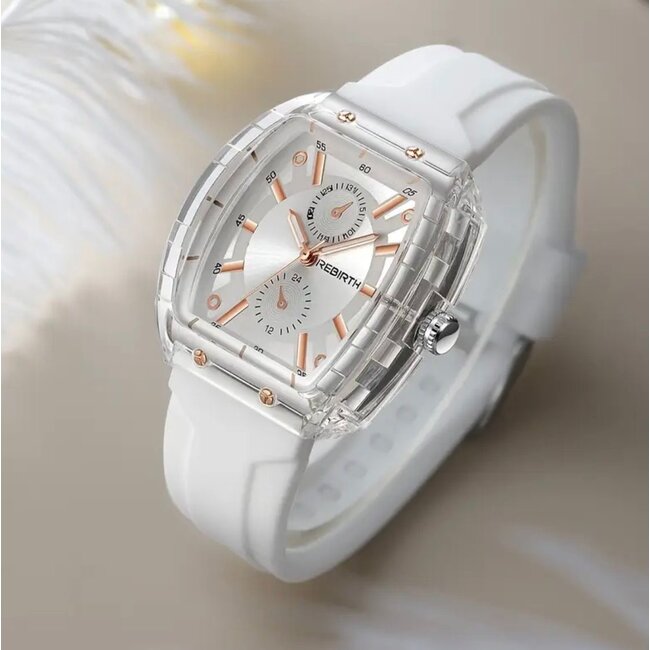 Mpariz Rebirth - heren/dames horloge met rubber band en sportief design