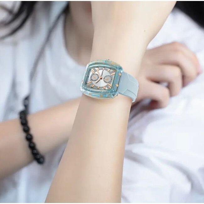 Mpariz Rebirth - heren/dames horloge met rubber band en sportief design