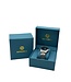 Poedagar Luxe HerenHorloge Zilver  Blauw & Groen - Gratis Armband bij elke bestelling (twv €29,95)