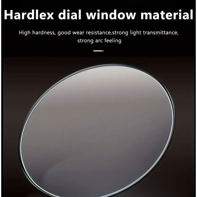 Poedagar Luxe HerenHorloge Zilver  Blauw & Groen