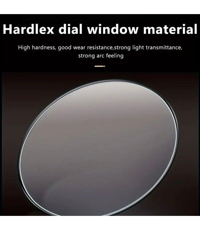 Poedagar Luxe HerenHorloge Zilver  Blauw & Groen