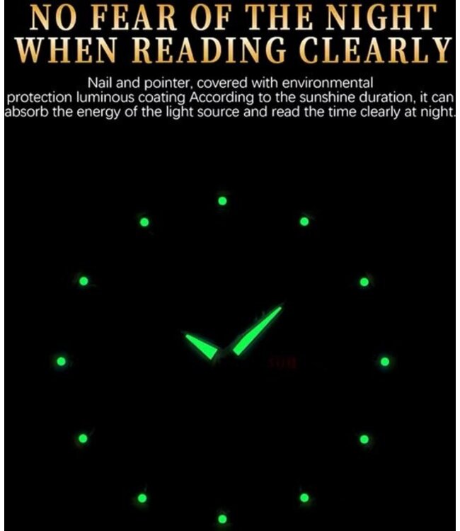 binbond Luxe Dameshorloge Zilver  Goud