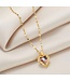 Mpariz Luxe Kristallen Ketting - Oceaan Hart Hanger