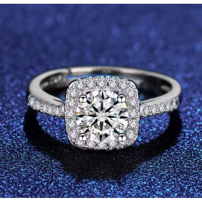 Mpariz 3-Delige Set - Ketting - Oorbellen - Ring met Diamonds