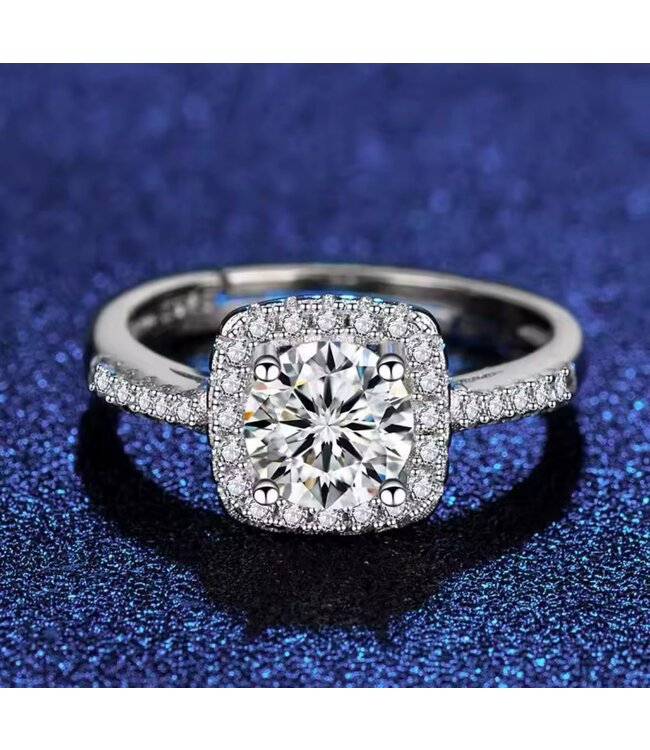 Mpariz 3-Delige Set - Ketting - Oorbellen - Ring met Diamonds