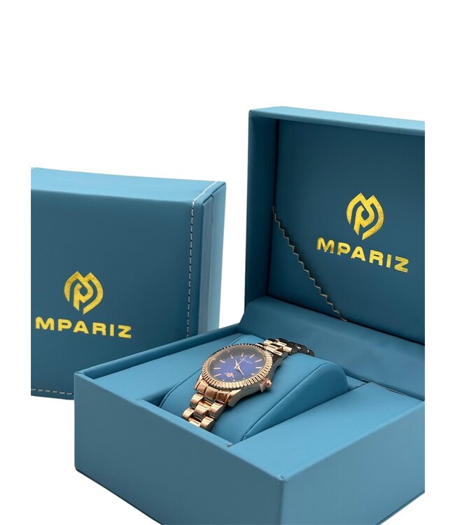 Grealy Dameshorloge Rosé en Blauw