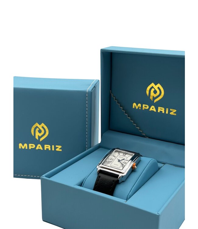 Mpariz Luxe Herenhorloge Zilver &  Wit