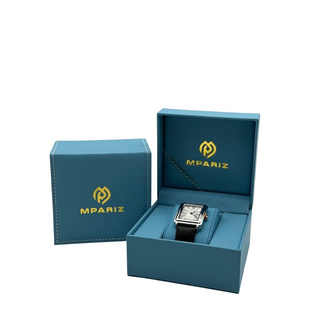 Mpariz Luxe Herenhorloge Zilver &  Wit