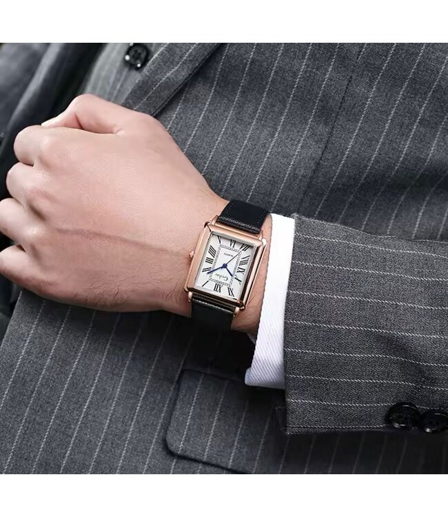 Mpariz Luxe Herenhorloge Zilver &  Wit