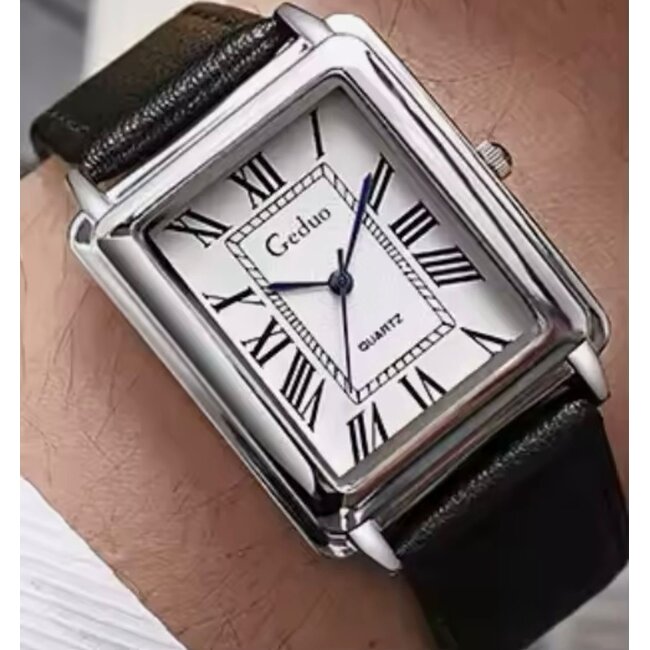 Mpariz Élégance – herenhorloge met leren band en klassiek design