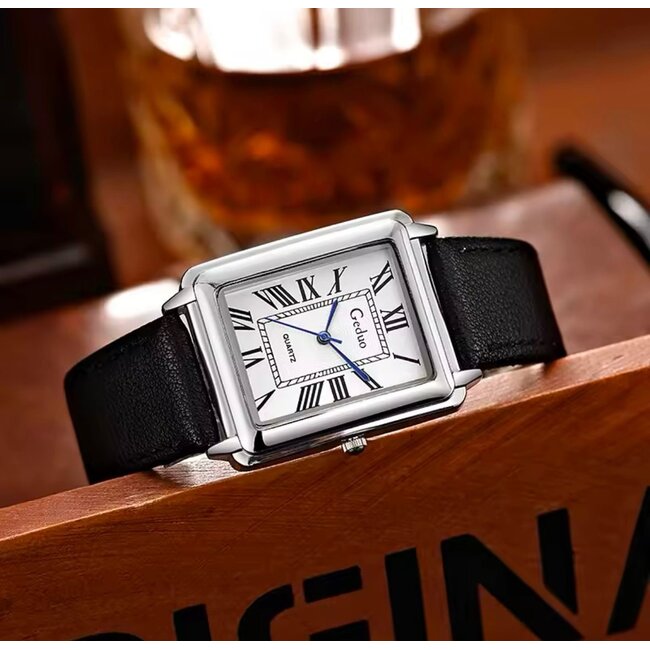 Mpariz Luxe Herenhorloge Zilver &  Wit