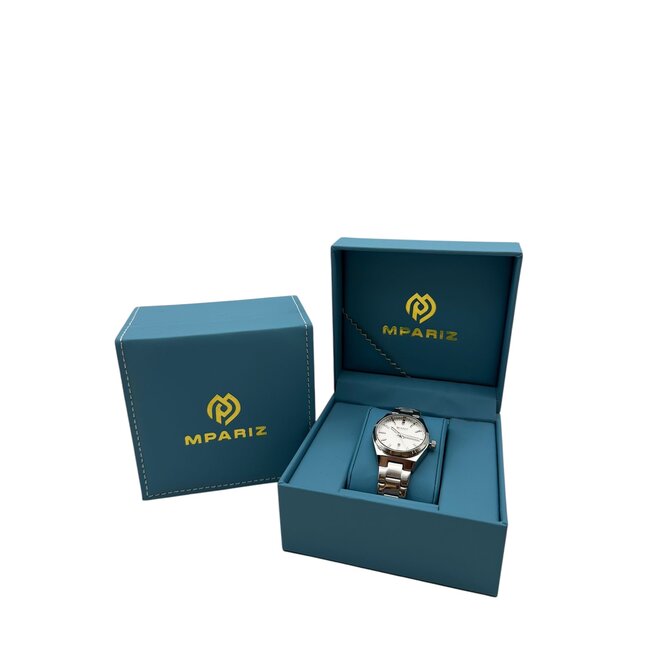 Curren Luxe Dameshorloge   Zilver  Wit