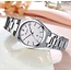 Curren Luxe Dameshorloge   Zilver  Wit
