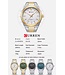 Curren Luxe Dameshorloge  Goud  Wit