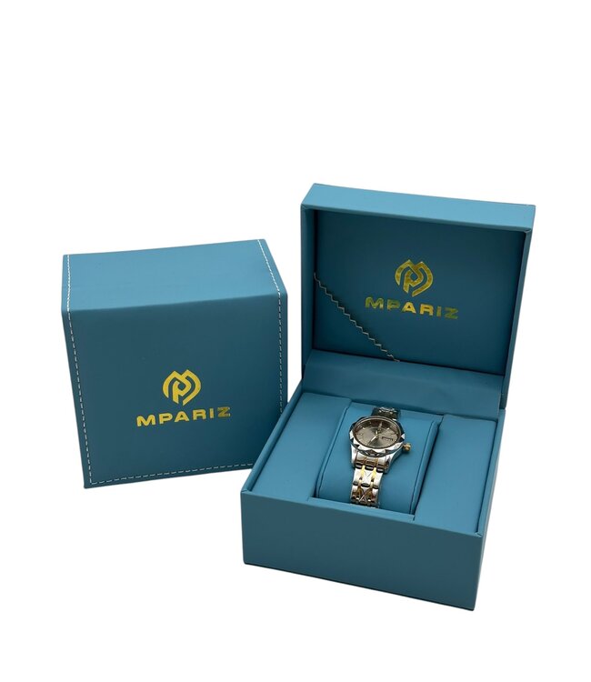 Binbond Luxe Dameshorloge Zilver  Grijs