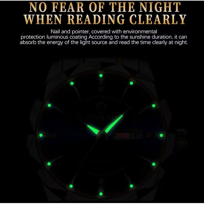 Binbond Valérie – dameshorloge met stalen band en elegant design