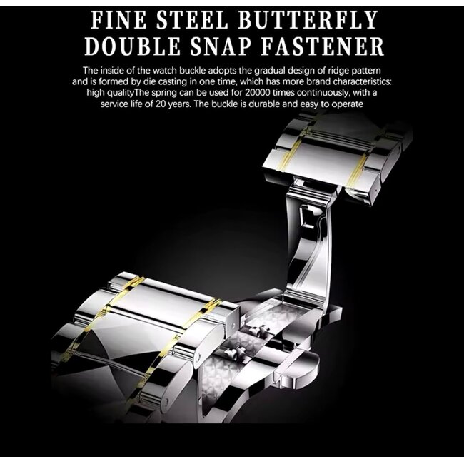 Binbond Valérie – dameshorloge met stalen band en elegant design