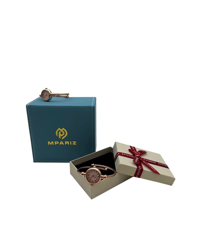 Mpariz Luxe Dameshorloges - Armband RVS