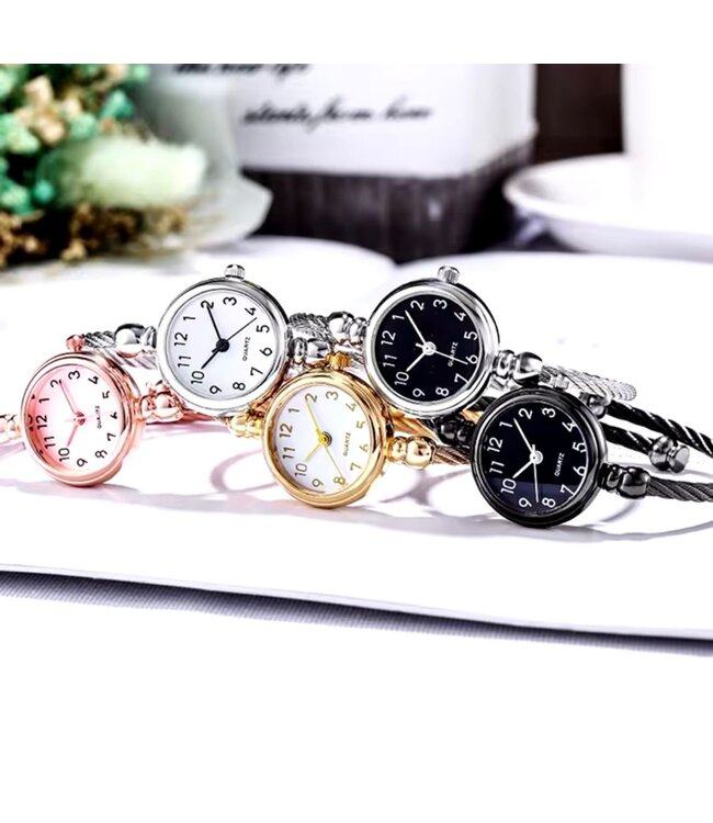 Mpariz Luxe Dameshorloges - Armband RVS