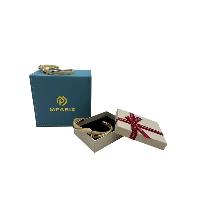 Mpariz Luxe Manchet Damesarmband - Met Faux Parel inlay