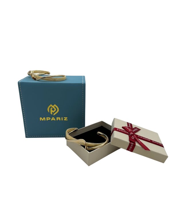 Mpariz Luxe Manchet Damesarmband - Met Faux Parel inlay