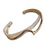 Mpariz Luxe Manchet Damesarmband - Met Faux Parel inlay