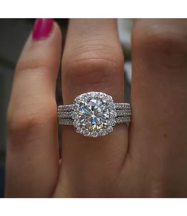 Mpariz luxe Dames Ring - Met Zirkonia