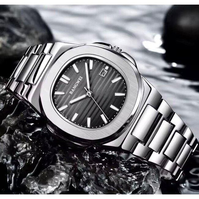 Mpariz Stratos – herenhorloge met stalen band en modern design