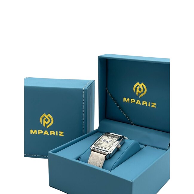 Mpariz Herenhorloges Zilver & Wit