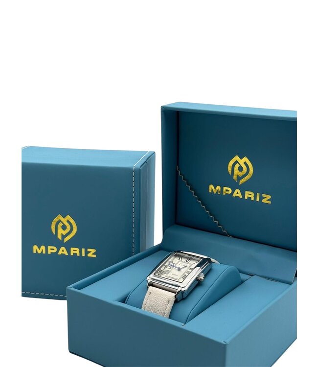 Mpariz Herenhorloges Zilver & Wit