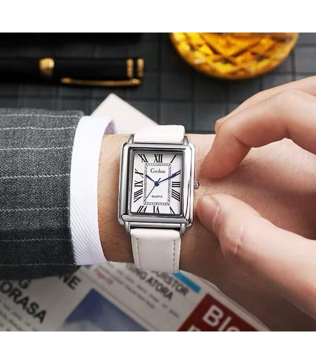 Mpariz Herenhorloges Zilver & Wit