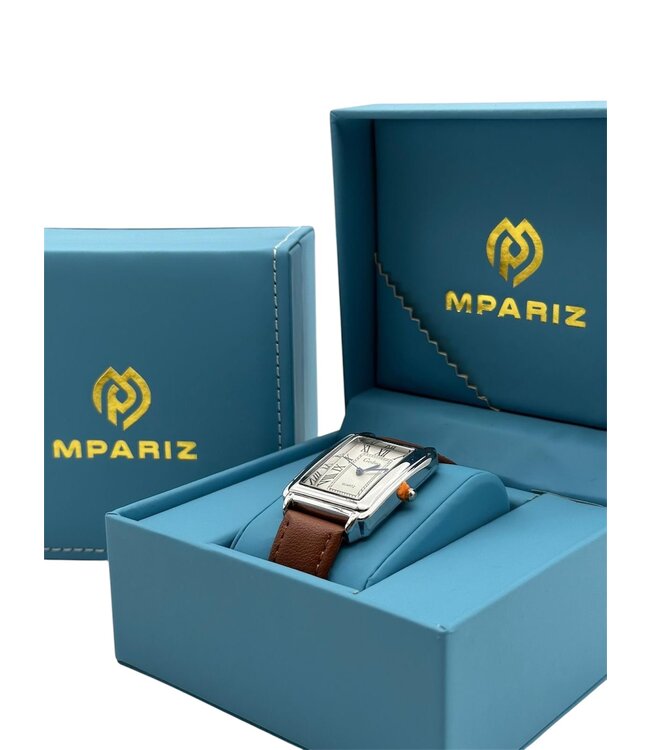 Mpariz Herenhorloges Zilver & Wit