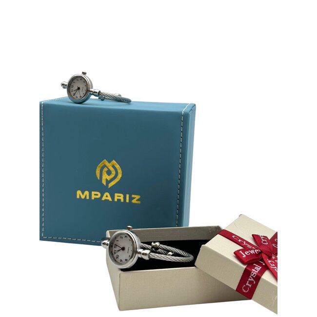 Mpariz Luxe Dameshorloges - Armband RVS