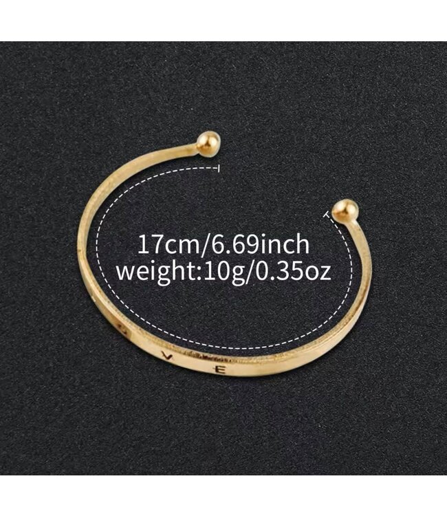 Ximili Dameshorloge met Armband - Goud & Parelmoer Wit