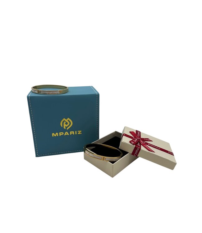 Mpariz Luxe Damesarmband  Titanium  Armband  Zirkonia Inleg