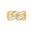 Mpariz Luxe Dames Ring  Goud  Diamonds  diameter 19 mm