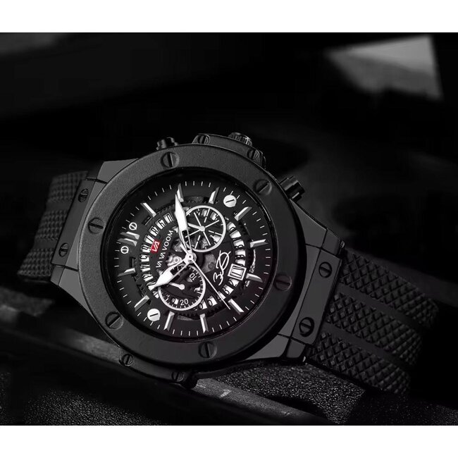 Mpariz Titan – herenhorloge met rubber band en sportief design