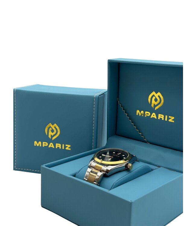 Lige  Luxe Herenhorloges Zilver Goud - Gratis Armband bij elke bestelling (twv €29,95)