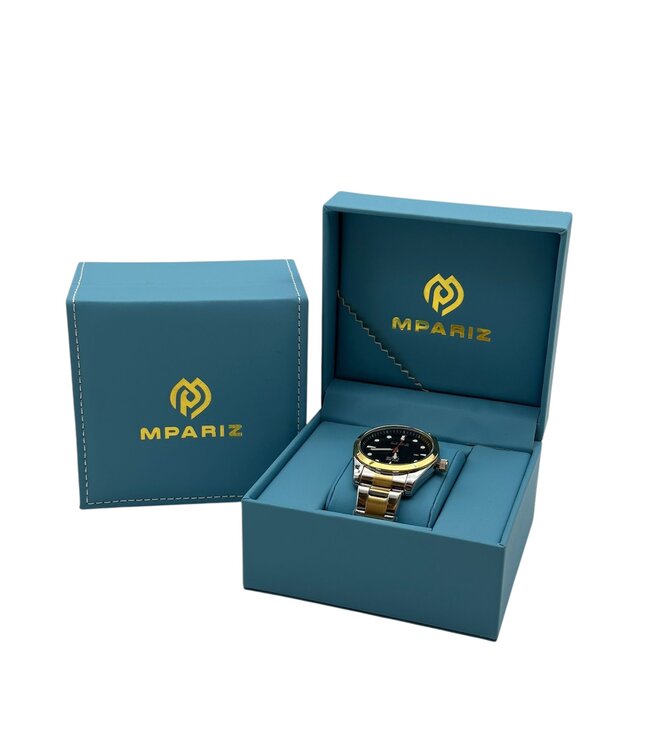 Lige  Luxe Herenhorloges Zilver Goud - Gratis Armband bij elke bestelling (twv €29,95)