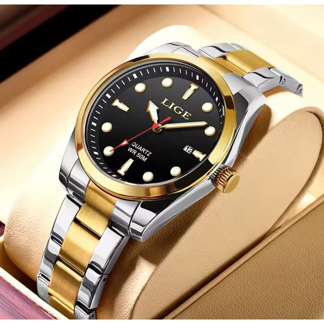 Lige Regant – herenhorloge met stalen band en minimalistisch design