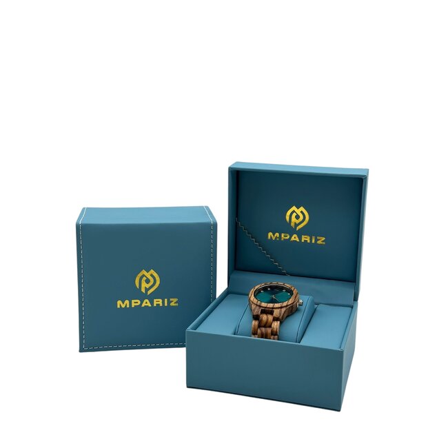 Houten Horloge Luxe Houten Heren en Dameshorloge  Diamonds