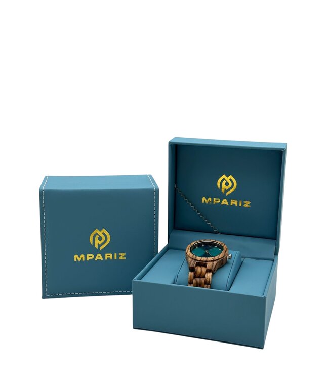 Houten Horloge Luxe Houten Heren en Dameshorloge  Diamonds