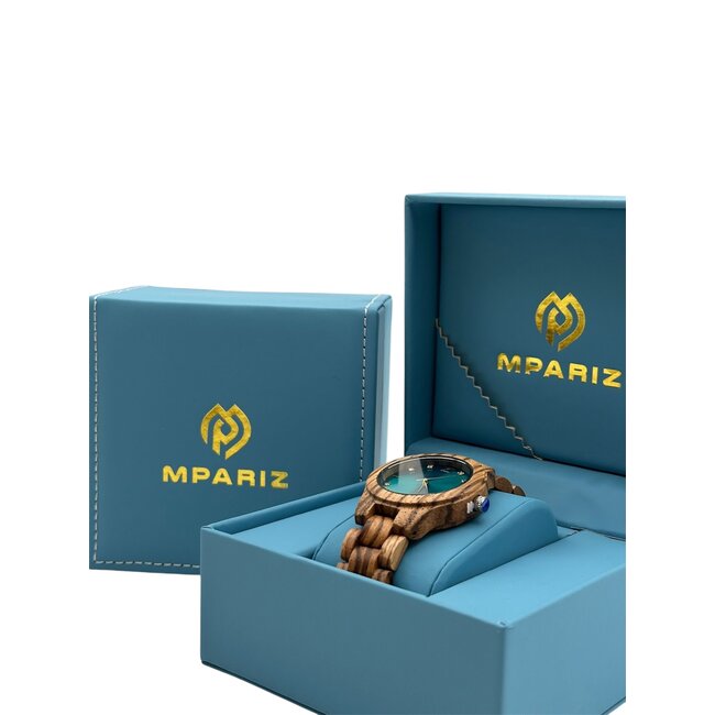 Houten Horloge Luxe Houten Heren en Dameshorloge  Diamonds