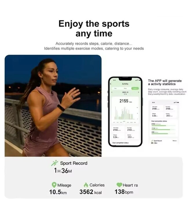Mpariz Smart Ring  Gezondheidsmonitor